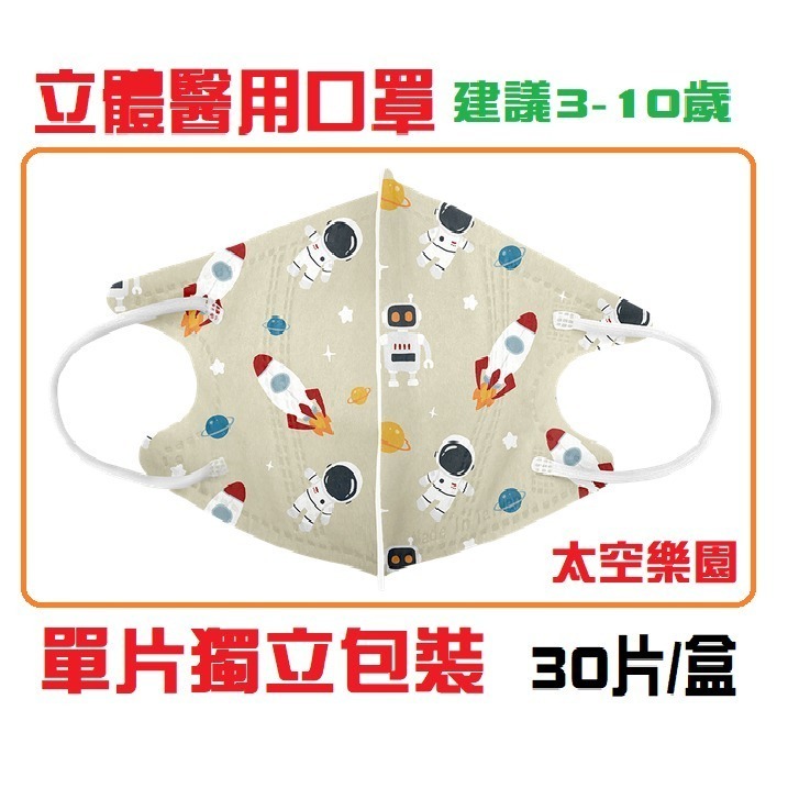 【榮泰日用品】億宏兒童立體醫用口罩 億宏兒童立體口罩 億宏幼童立體口罩  億宏兒童口罩 億宏口罩 立體口罩-規格圖2