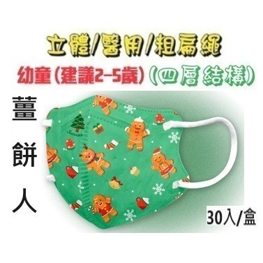 【榮泰日用品】順易利幼童立體醫用口罩 順易利兒童立體醫療口罩/鬆緊帶扁繩4層口罩/有壓條/30片裝 3D兒童口罩-規格圖9