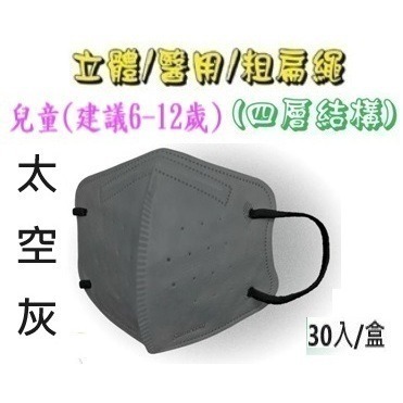 【榮泰日用品】順易利幼童立體醫用口罩 順易利兒童立體醫療口罩/鬆緊帶扁繩4層口罩/有壓條/30片裝 3D兒童口罩-規格圖9