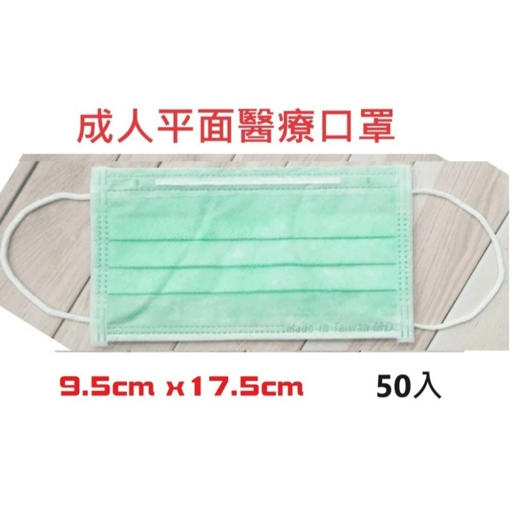 【榮泰日用品】順易利醫療平面口罩 順易利成人平面口罩 順易利平面醫療口罩 順易利黑色平面口罩 順易利黑色口罩-規格圖3