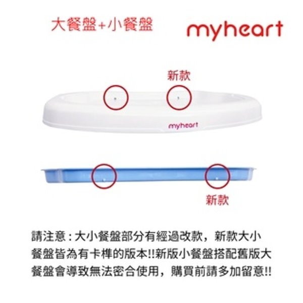 Myheart餐椅專用餐盤(不含餐椅)（含運）(付款隔天出貨,假日休息)-規格圖3