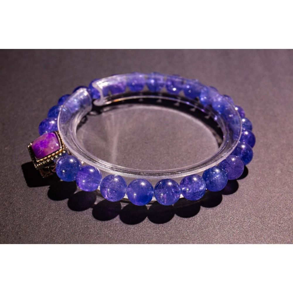 【皇家紫語】頂級坦桑石7.4mm✨舒俱萊寶盒20mm設計款｜極致深紫色澤｜最強靈性覺醒與因果療癒｜提昇直覺智慧｜現貨實拍-細節圖3