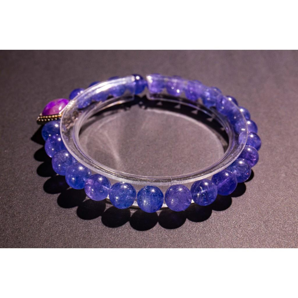 【皇家紫語】頂級坦桑石7.4mm✨舒俱萊寶盒20mm設計款｜極致深紫色澤｜最強靈性覺醒與因果療癒｜提昇直覺智慧｜現貨實拍-細節圖4