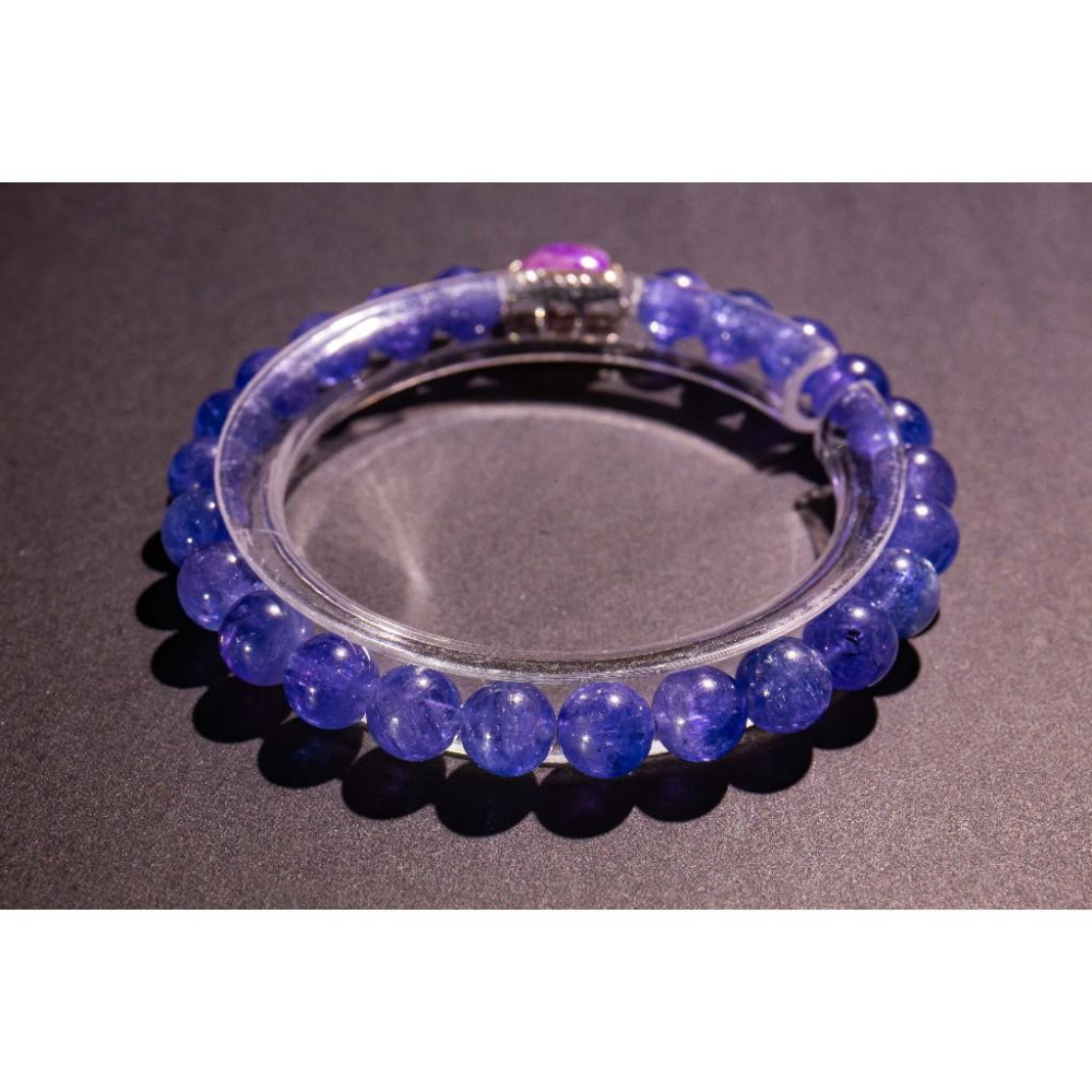 【皇家紫語】頂級坦桑石7.4mm✨舒俱萊寶盒20mm設計款｜極致深紫色澤｜最強靈性覺醒與因果療癒｜提昇直覺智慧｜現貨實拍-細節圖6