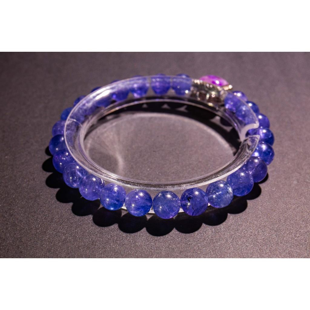 【皇家紫語】頂級坦桑石7.4mm✨舒俱萊寶盒20mm設計款｜極致深紫色澤｜最強靈性覺醒與因果療癒｜提昇直覺智慧｜現貨實拍-細節圖7