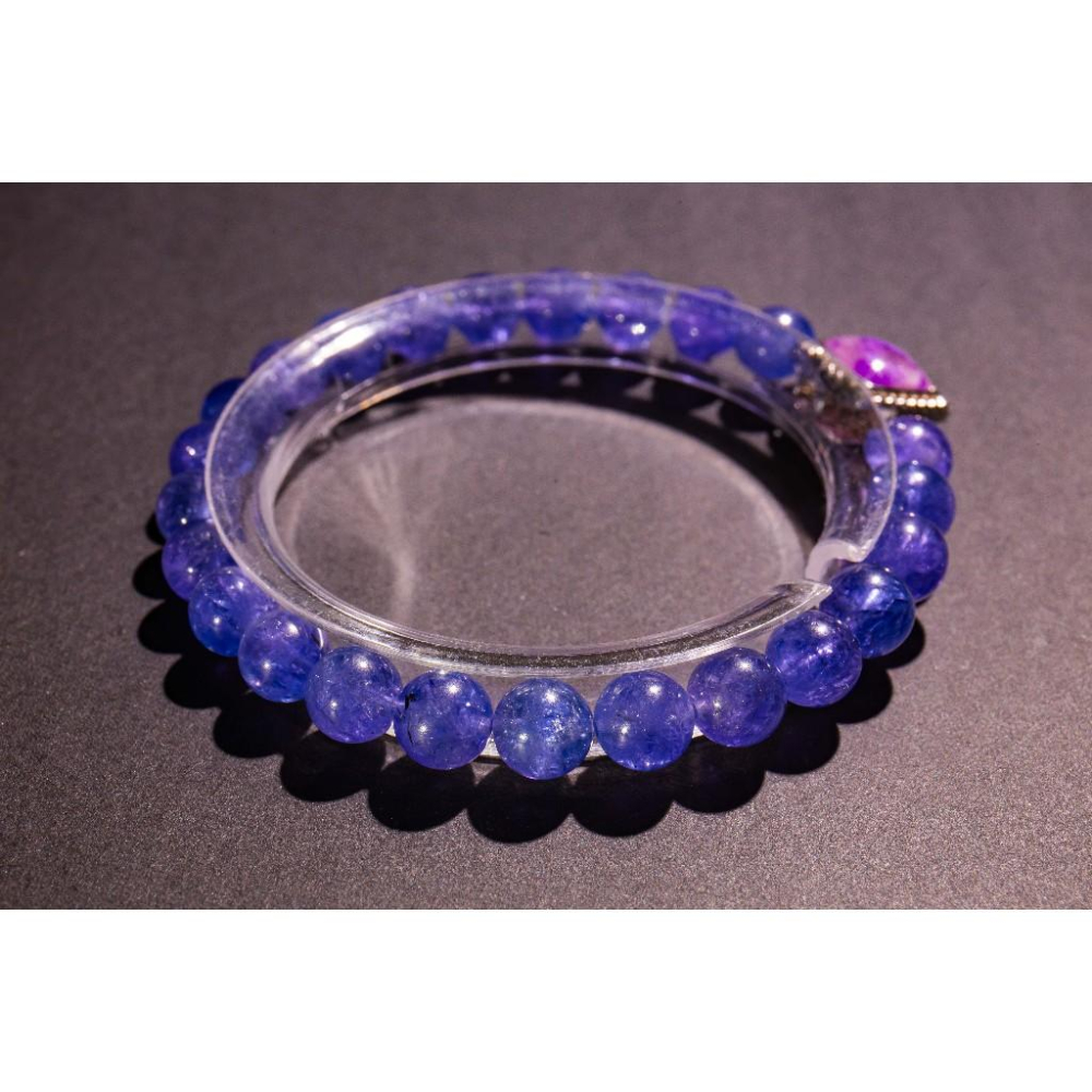 【皇家紫語】頂級坦桑石7.4mm✨舒俱萊寶盒20mm設計款｜極致深紫色澤｜最強靈性覺醒與因果療癒｜提昇直覺智慧｜現貨實拍-細節圖8