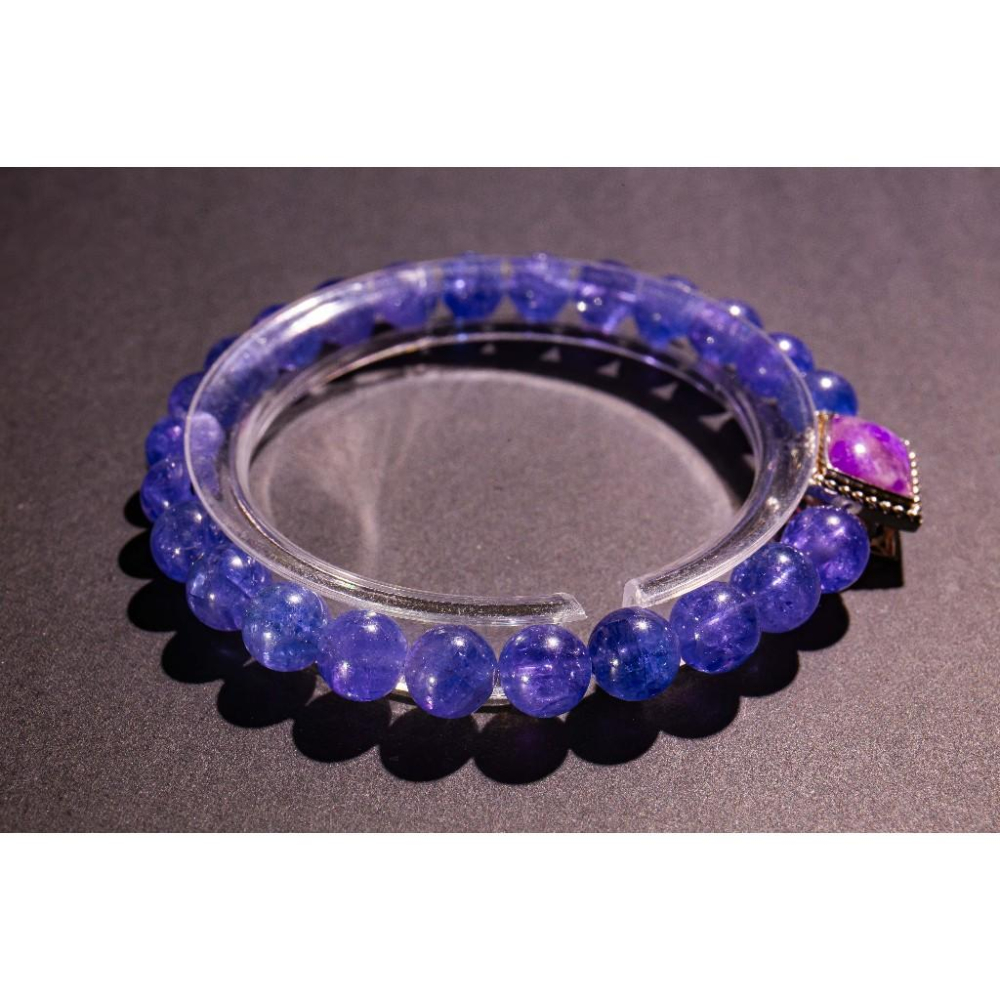 【皇家紫語】頂級坦桑石7.4mm✨舒俱萊寶盒20mm設計款｜極致深紫色澤｜最強靈性覺醒與因果療癒｜提昇直覺智慧｜現貨實拍-細節圖9