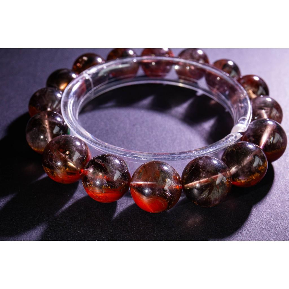 【荊棘玫瑰】頂級極光23手鍊✨附證書｜極致滿礦紅色火彩｜全方位轉運與深層心靈療癒｜古老能量石｜現貨實拍｜晶心書蘊-細節圖6