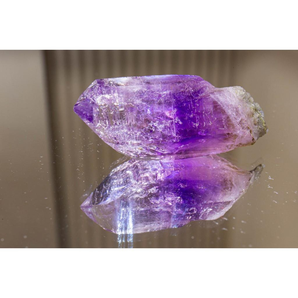 【聖域激光】克魯茲紫水晶原石18.6g✨墨西哥產地｜重磅大尺寸激光單晶｜極致透體薰衣草紫｜頂級能量導引石｜現貨實拍-細節圖2