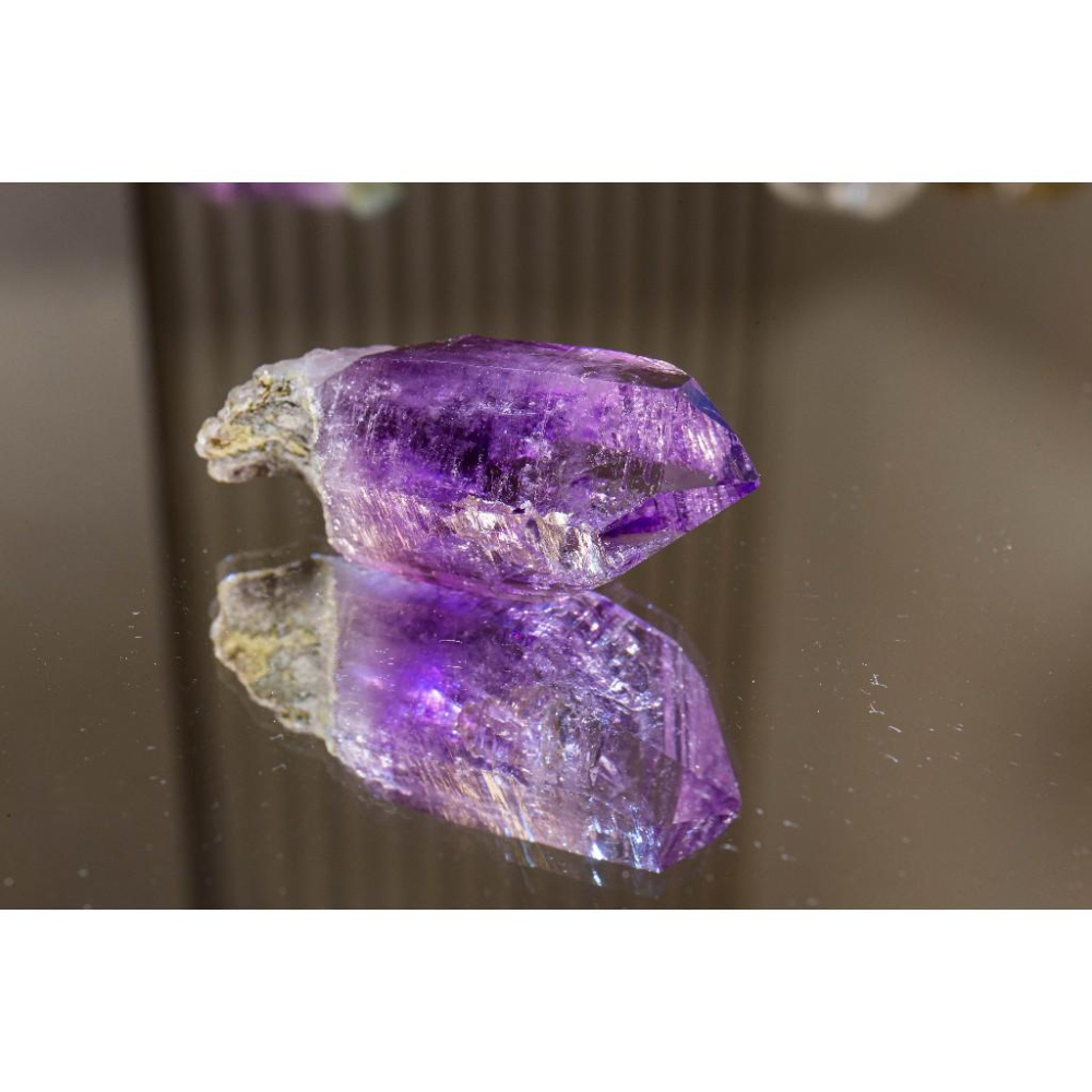 【聖域激光】克魯茲紫水晶原石18.6g✨墨西哥產地｜重磅大尺寸激光單晶｜極致透體薰衣草紫｜頂級能量導引石｜現貨實拍-細節圖3