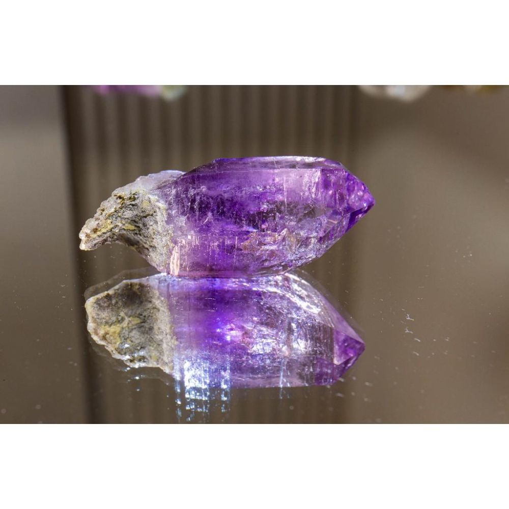 【聖域激光】克魯茲紫水晶原石18.6g✨墨西哥產地｜重磅大尺寸激光單晶｜極致透體薰衣草紫｜頂級能量導引石｜現貨實拍-細節圖4