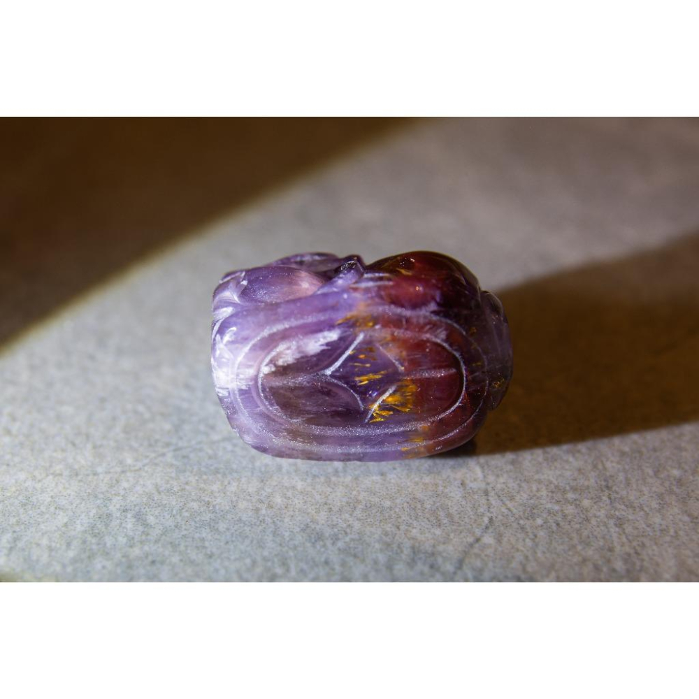 【極光23】頂級貔貅21mm✨四色共生招財顯化｜全方位能量修護｜紫晶黃磷鐵礦避邪擋煞守護神獸｜現貨實拍｜晶心書蘊-細節圖3