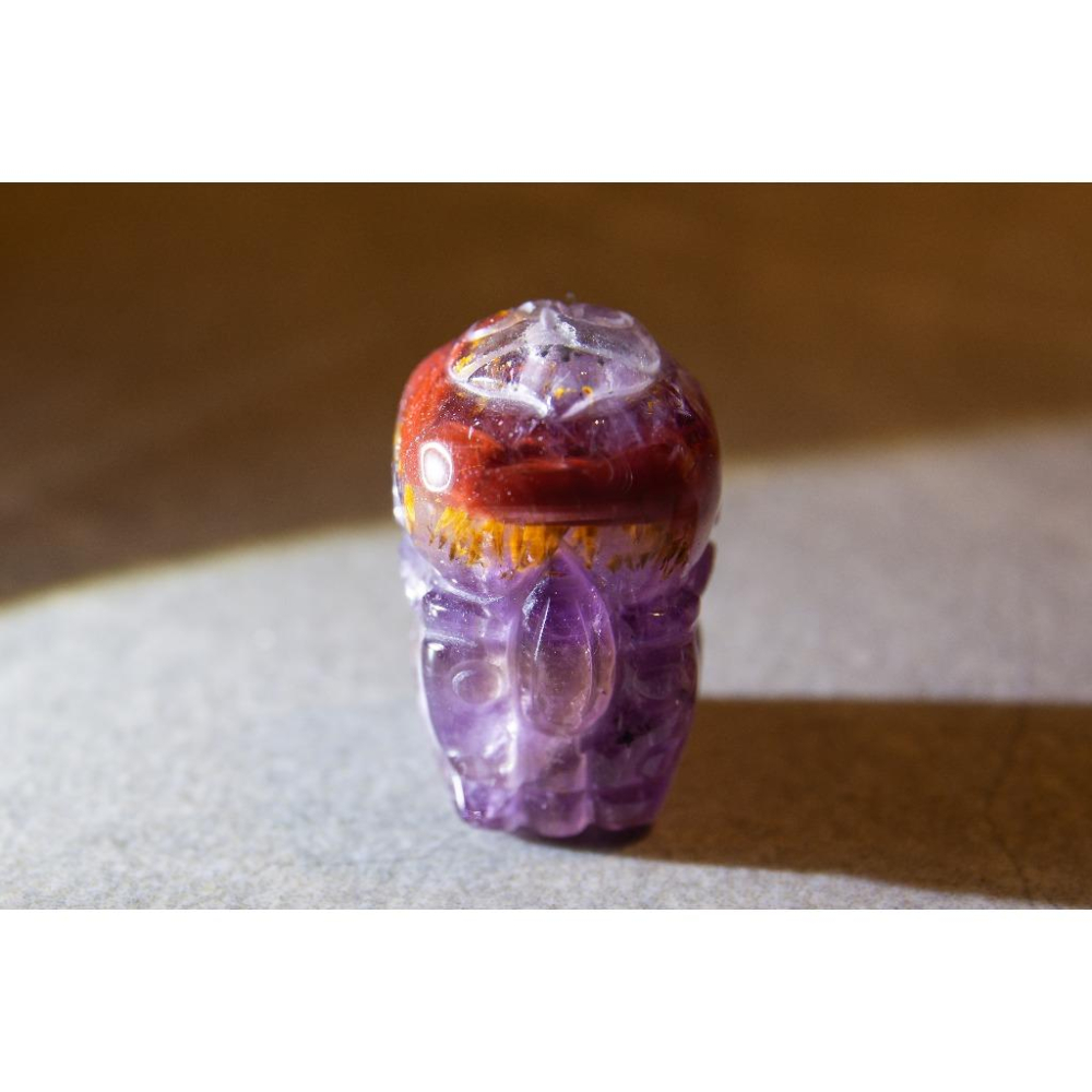 【極光23】頂級貔貅21mm✨四色共生招財顯化｜全方位能量修護｜紫晶黃磷鐵礦避邪擋煞守護神獸｜現貨實拍｜晶心書蘊-細節圖6
