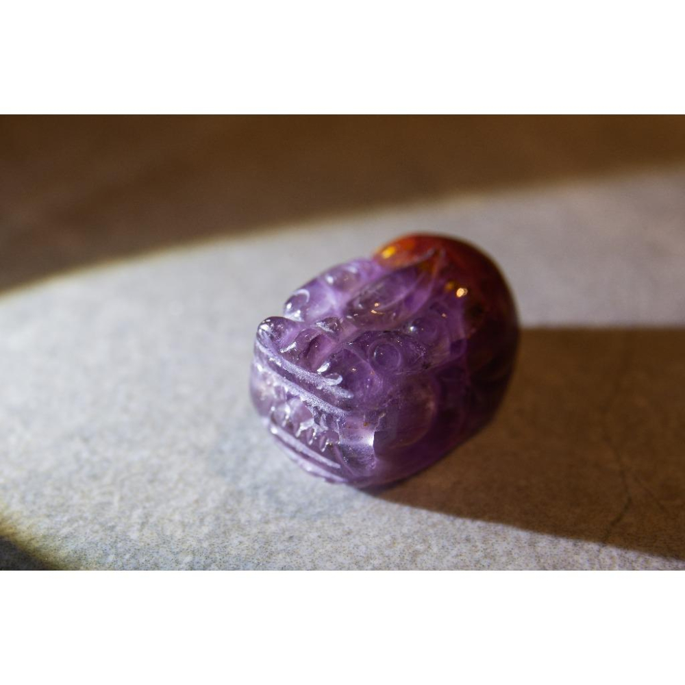 【極光23】頂級貔貅21mm✨四色共生招財顯化｜全方位能量修護｜紫晶黃磷鐵礦避邪擋煞守護神獸｜現貨實拍｜晶心書蘊-細節圖7