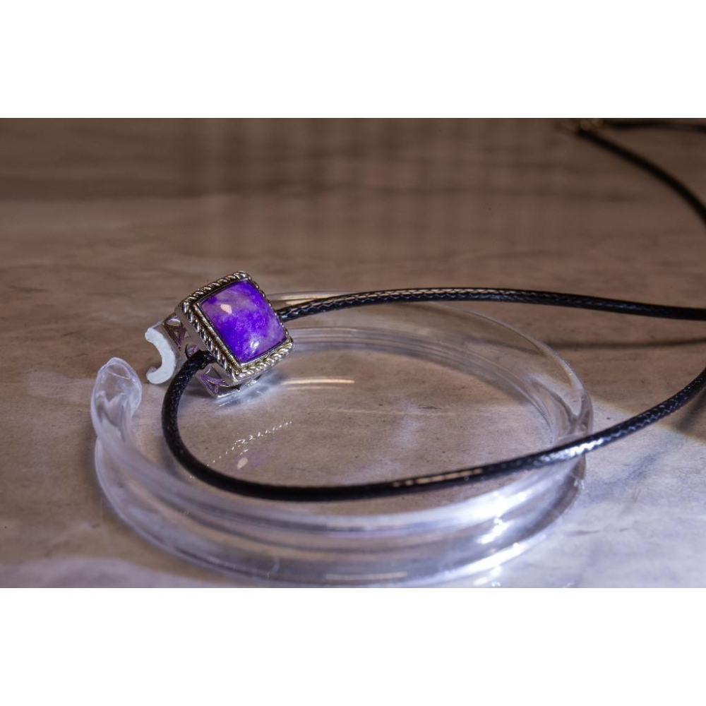 【舒俱萊】帝王紫寶盒配件20.3mm✨深邃濃郁成色｜南非國寶抗癌石｜高級鑲嵌工藝實拍｜晶心書蘊-細節圖9