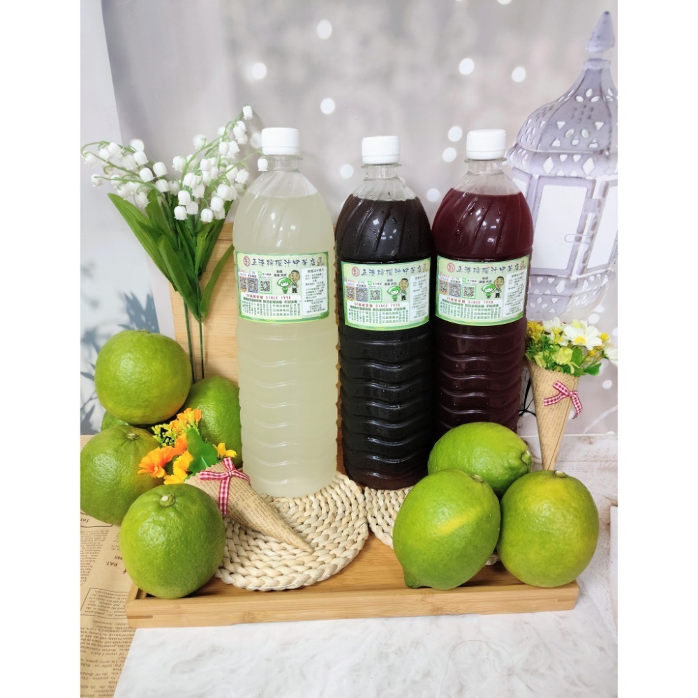 【劉正港檸檬汁】檸檬汁 (1500ml) 2瓶＋澎湖風茹茶 (1500ml) 2瓶＋仙人掌檸檬汁 (1500ml ）2瓶-細節圖2