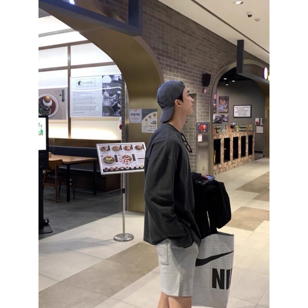 3362素面下擺開衩薄長袖-細節圖8