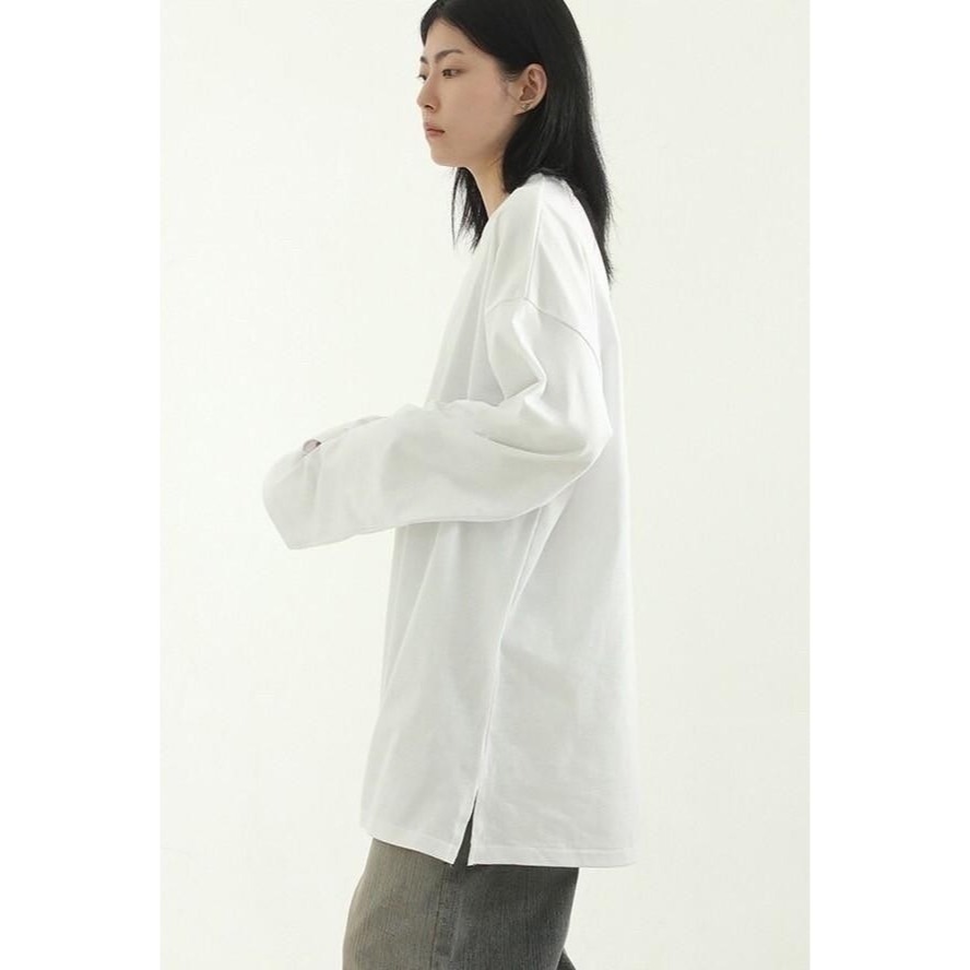 3362素面下擺開衩薄長袖-規格圖9