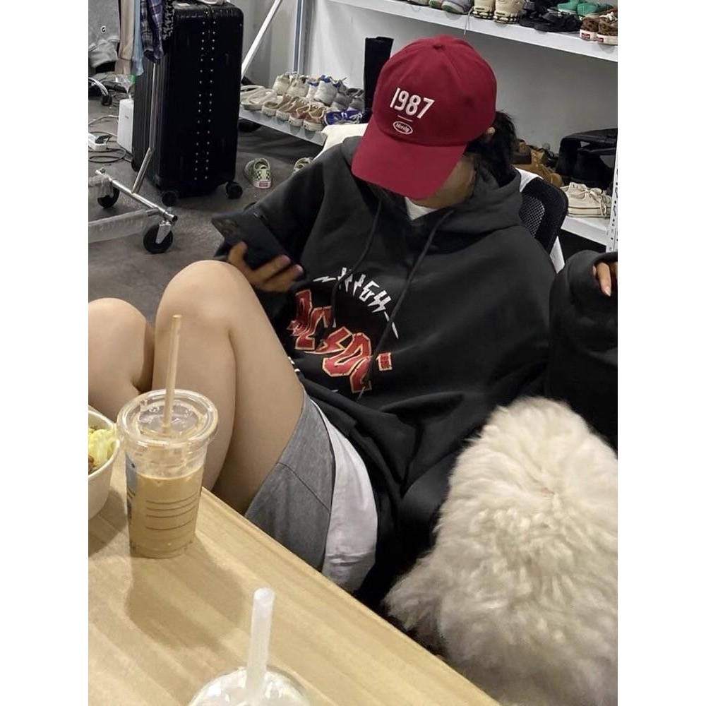 AC/DC 復古580厚磅帽踢 大學t 帽t-規格圖11