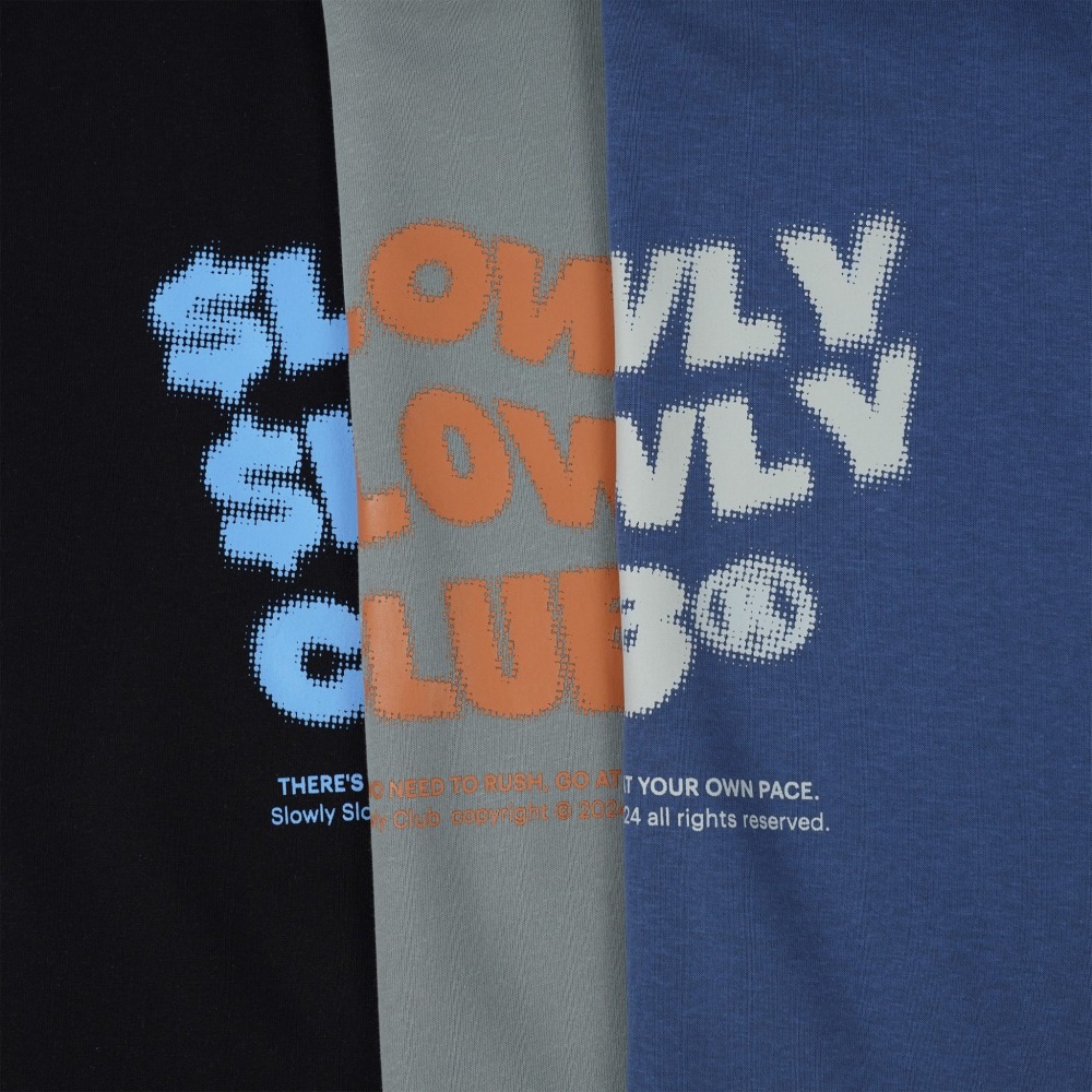 慢吞吞半色調網點寶寶絨帽T 帽踢 大學t-細節圖6