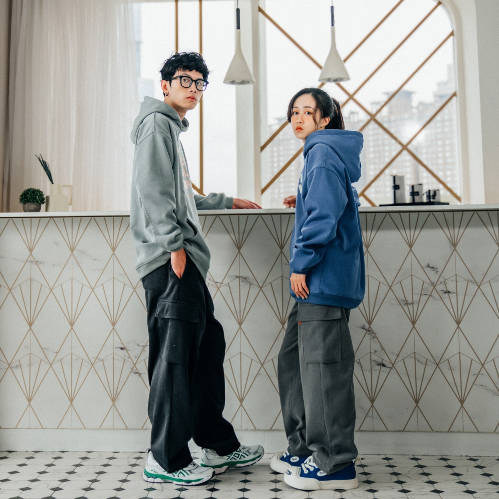 寶寶絨大口袋磨毛棉褲 長褲 SB3621-細節圖6