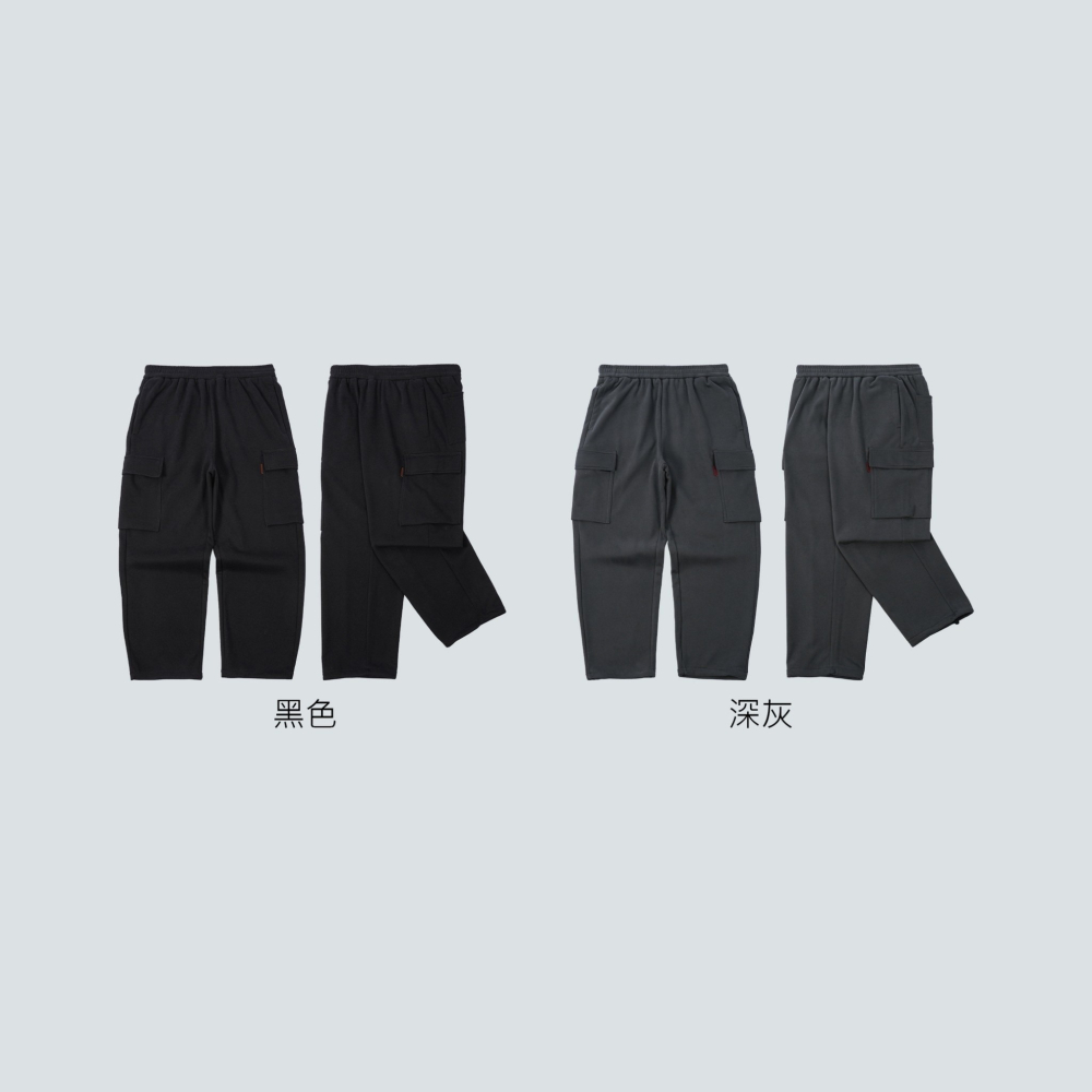 寶寶絨大口袋磨毛棉褲 長褲 SB3621-細節圖8