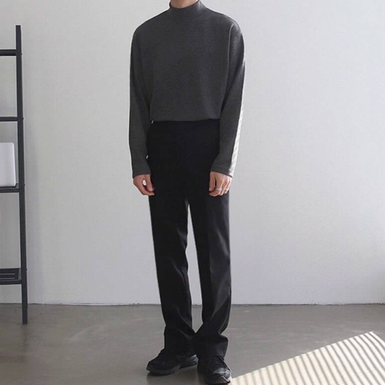 素高領Tee長袖-規格圖11