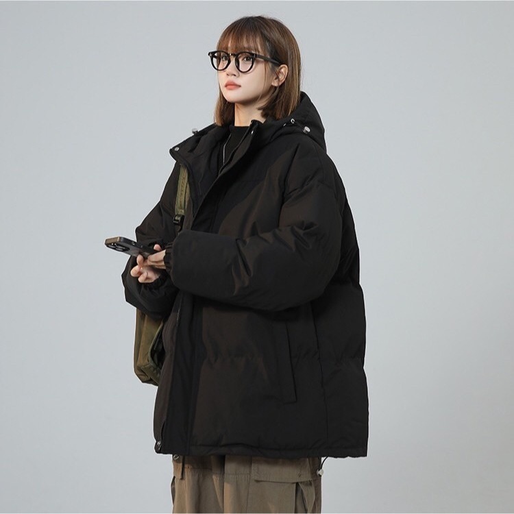 M02 戴帽防潑水鋪棉外套 小編自留款 冬季外套 防風大衣 防潑水外套 男女皆可穿 情侶裝 男外套 女外套-細節圖3