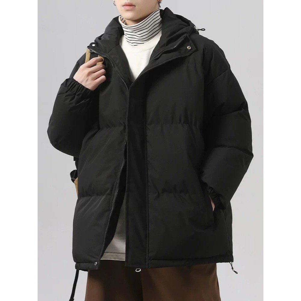 M02 戴帽防潑水鋪棉外套 小編自留款 冬季外套 防風大衣 防潑水外套 男女皆可穿 情侶裝 男外套 女外套-細節圖4