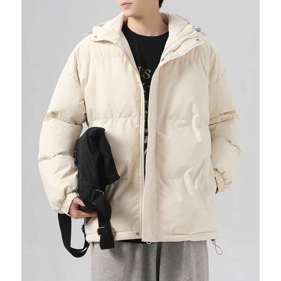 M02 戴帽防潑水鋪棉外套 小編自留款 冬季外套 防風大衣 防潑水外套 男女皆可穿 情侶裝 男外套 女外套-細節圖5