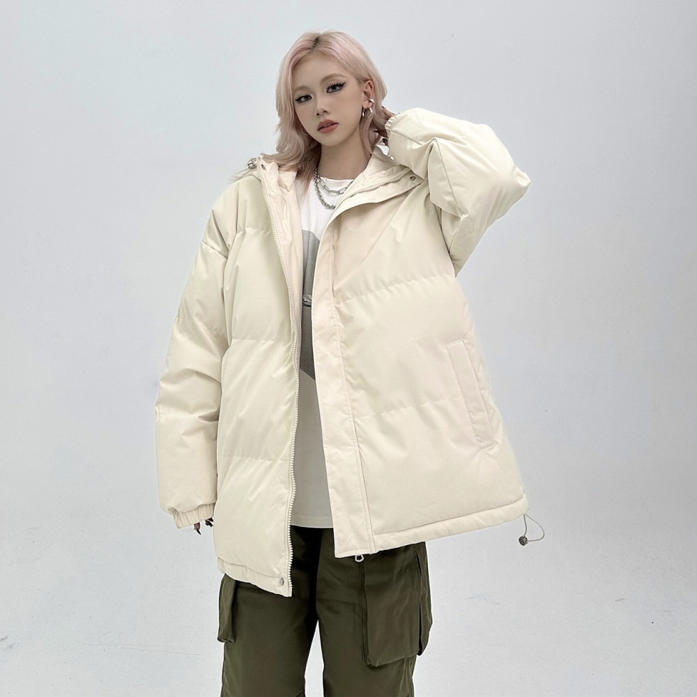 M02 戴帽防潑水鋪棉外套 小編自留款 冬季外套 防風大衣 防潑水外套 男女皆可穿 情侶裝 男外套 女外套-細節圖8