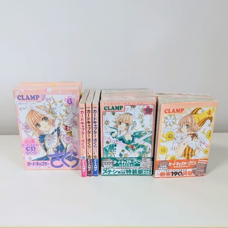 日版 庫洛魔法使 透明牌篇 1~15集 特裝版 日本 原版 CLAMP 透明卡篇 小櫻 CLEAR CARD-細節圖2