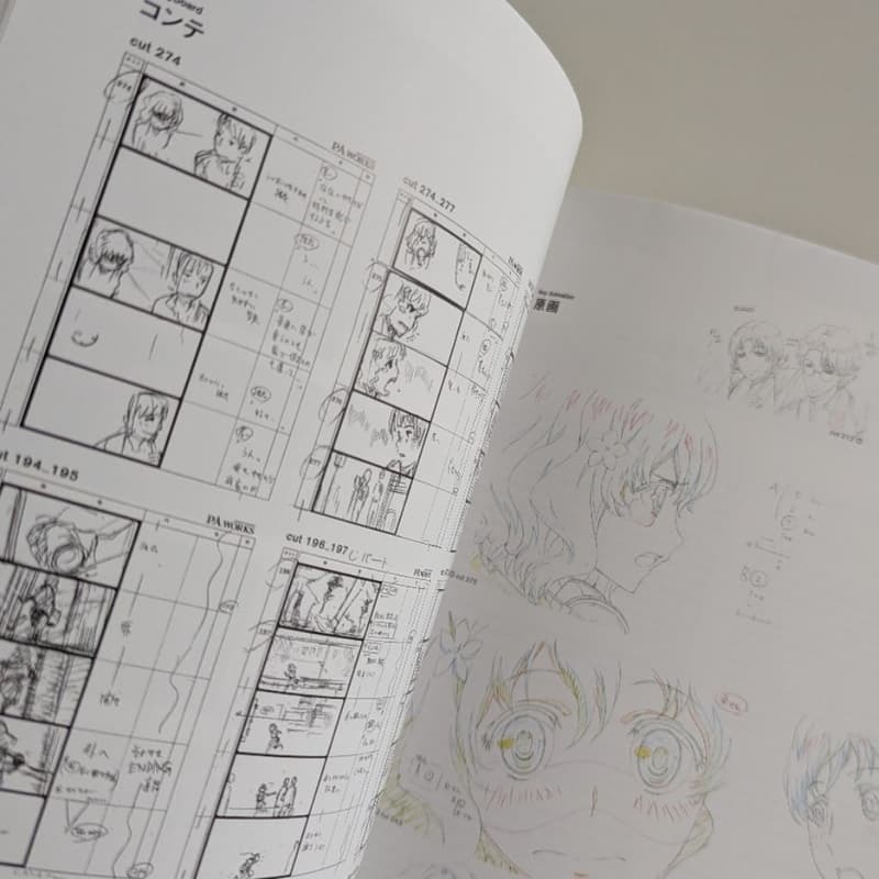 絕版 花開物語 公式 complete book 畫冊 設定 資料集 岸田梅爾-細節圖6