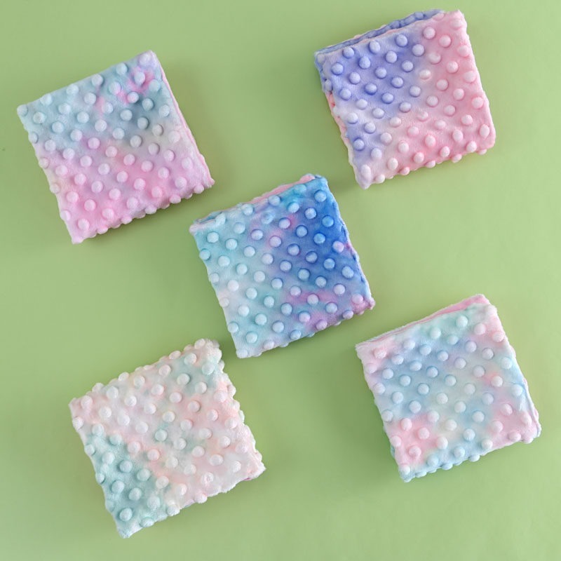 雙面豆豆絨-漸層色系出貨隨機不挑款-細節圖5