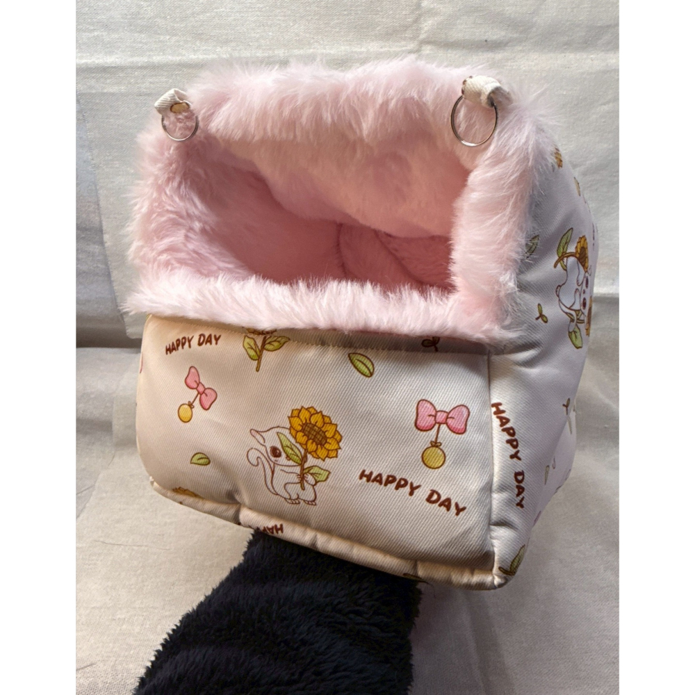 手工製作系列~仿長兔毛小蜜圖包暖吐司窩-細節圖2