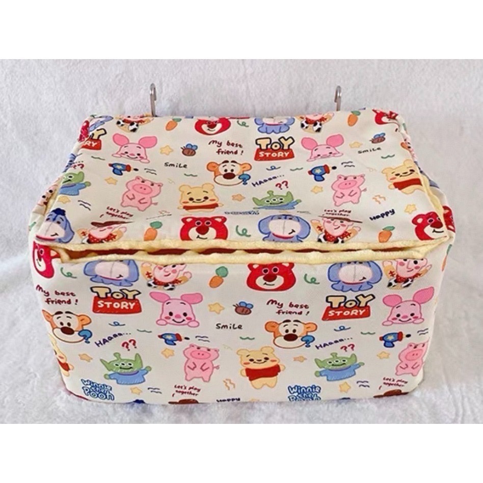 現貨當天出寵物掛藍窩不鏽鋼長方形掛藍窩 蜜袋鼯扇形掛藍睡窩/長方形睡籃/掛藍套/扇形掛藍套/豆豆絨-規格圖2