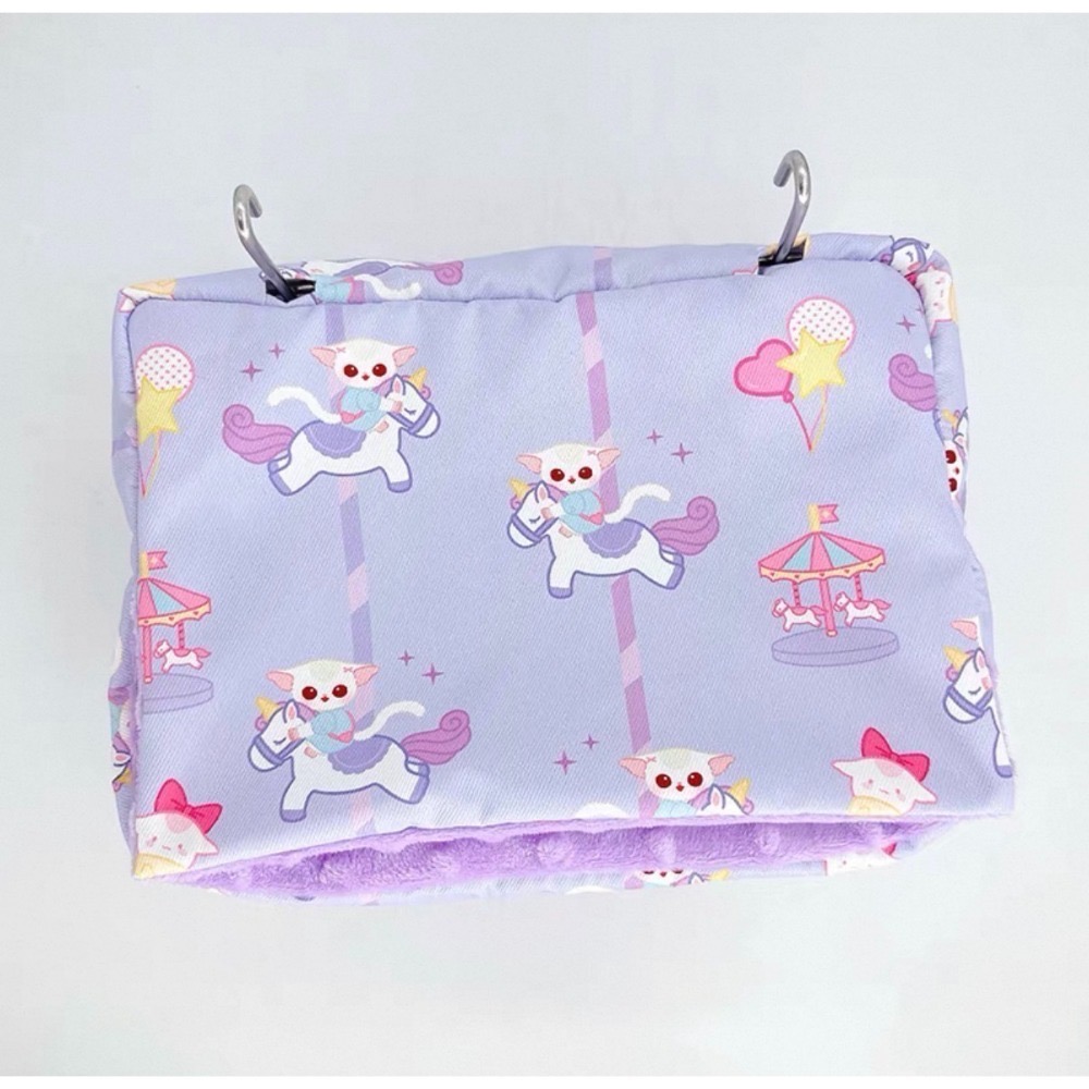 紫色木馬牛牛(有蓋)