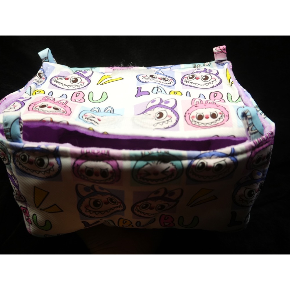 手工製作系列-小方形掛鏈掛籃窩加厚夾層（豆豆絨內裡）-細節圖3