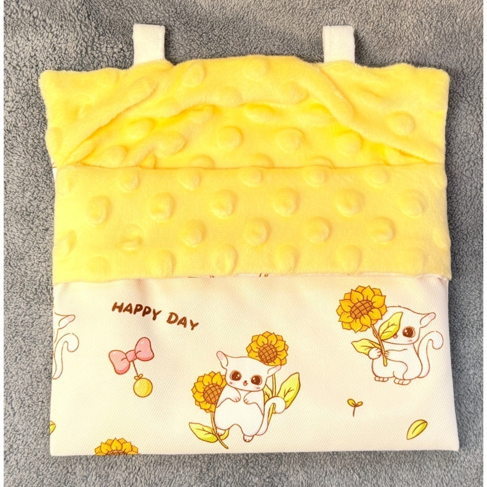 純手工系列~蜜袋鼯薄睡袋豆豆絨複合防水布窩多花色倉鼠可用~-細節圖2