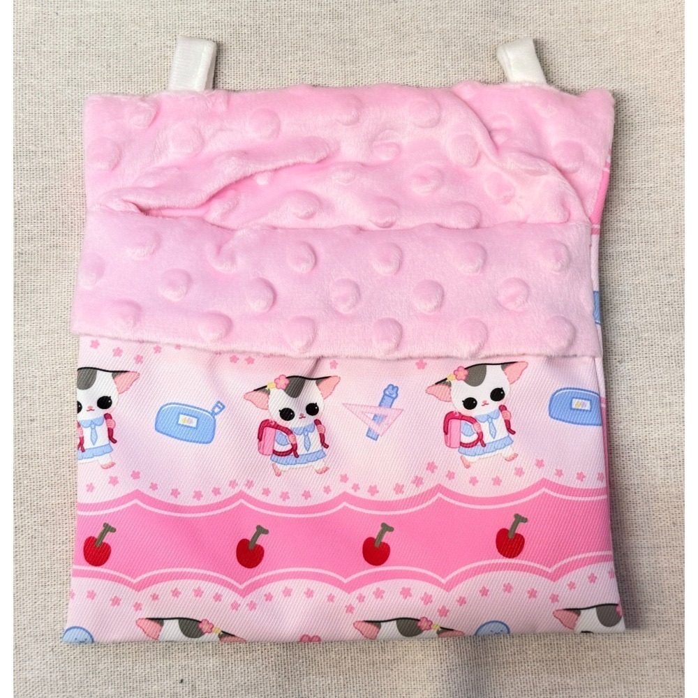 純手工系列~蜜袋鼯薄睡袋豆豆絨複合防水布窩多花色倉鼠可用~-細節圖7