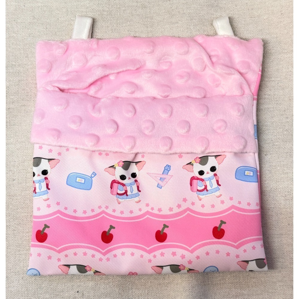 純手工系列~蜜袋鼯薄睡袋豆豆絨複合防水布窩多花色倉鼠可用~-規格圖10