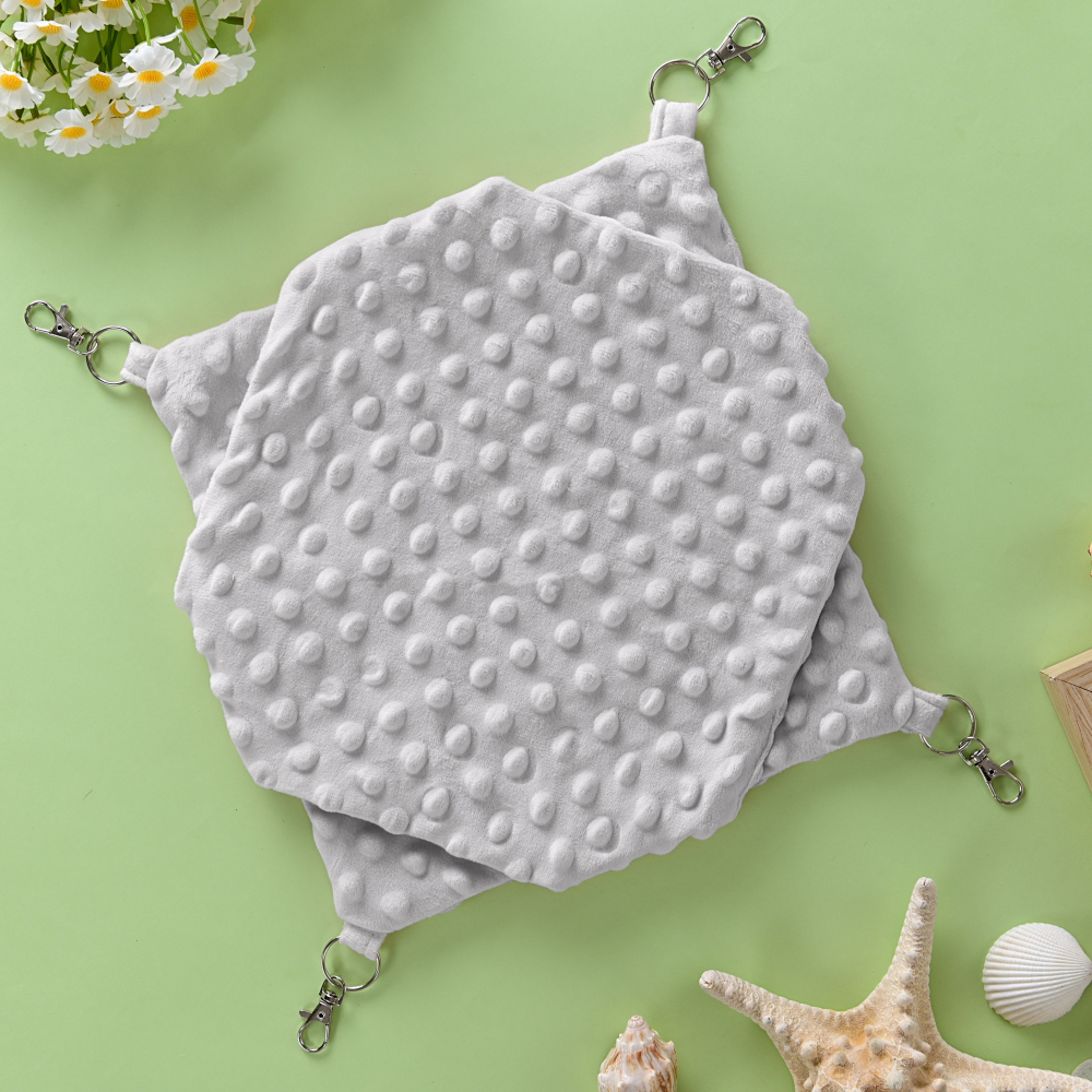 豆豆絨布雙層吊床蜜袋鼯夏天L30*30 蜜袋鼯睡窩 蜜袋鼯吊床 蜜袋鼯-細節圖7