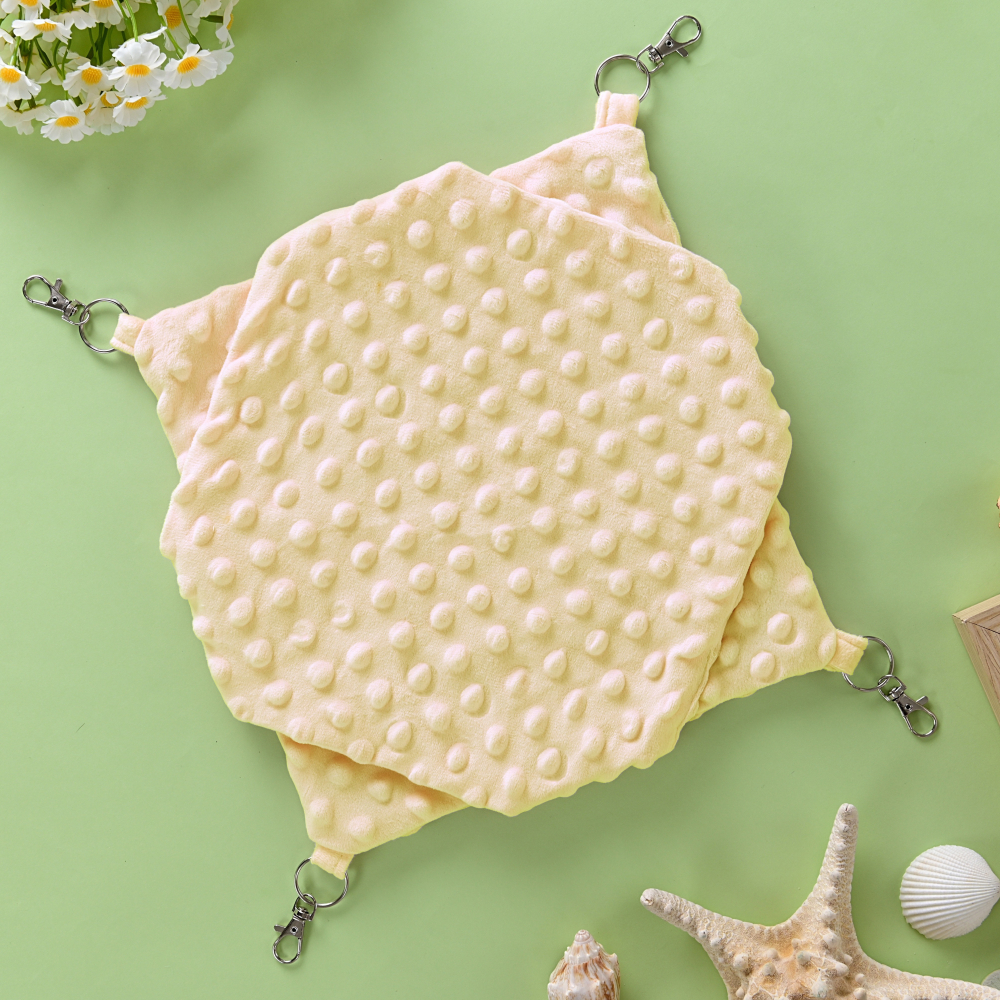 豆豆絨布雙層吊床蜜袋鼯夏天L30*30 蜜袋鼯睡窩 蜜袋鼯吊床 蜜袋鼯-細節圖9