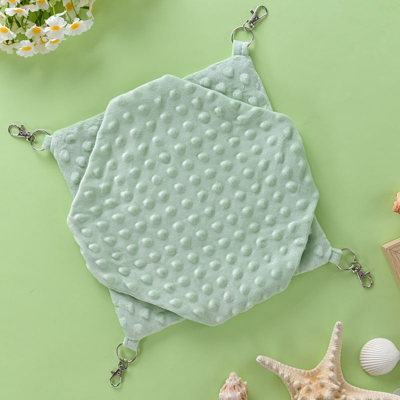 豆豆絨布雙層吊床蜜袋鼯夏天L30*30 蜜袋鼯睡窩 蜜袋鼯吊床 蜜袋鼯-規格圖10