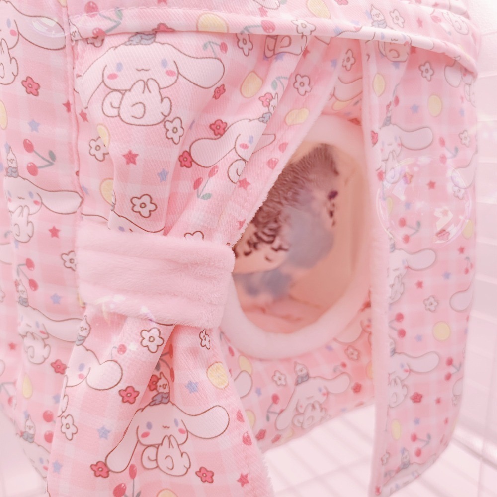 手工製作系列~蜜袋鼯 鸚鵡 文鳥 牡丹 和尚 虎皮 保暖厚棉窩-細節圖4