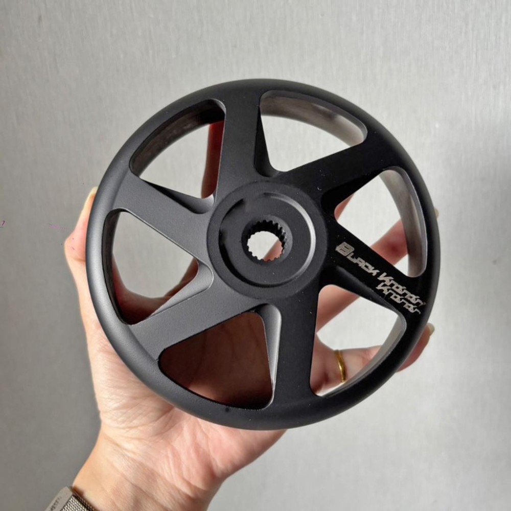 【雷雕瑕疵出清】💎黑武士傳動💎全新GY6後組 改缸用 碗公離合器組 DRG JET 悍將 MMBCU 彪虎 雷霆 RTS-細節圖3