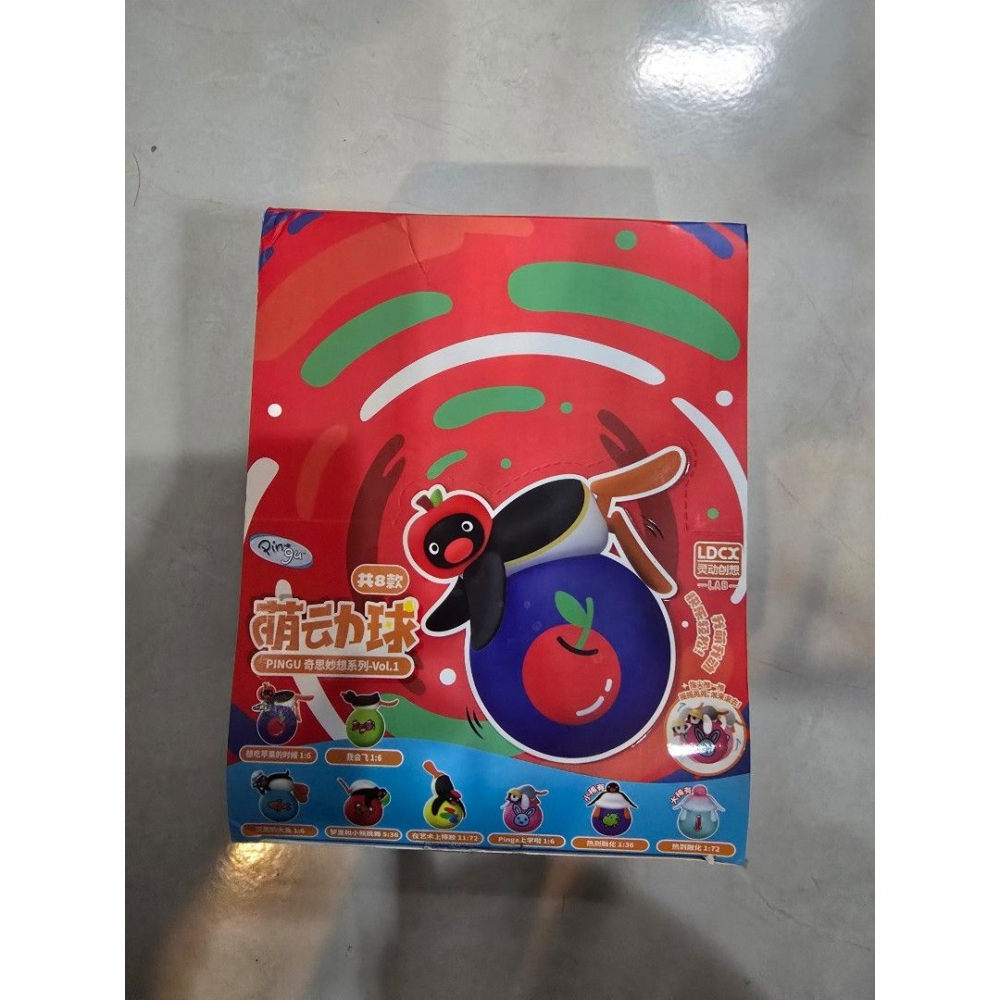 不倒翁 萌動球 PINGU 企鵝家族 奇思妙想系列-Vol.1 一組6款-細節圖3