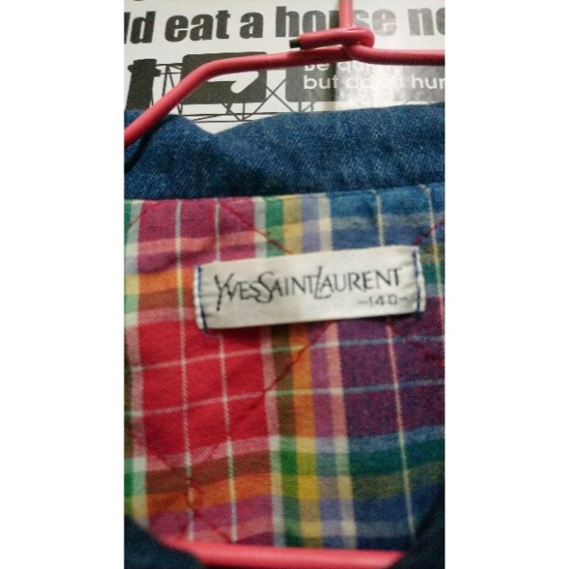 YSL   牛仔舖棉外套-細節圖4