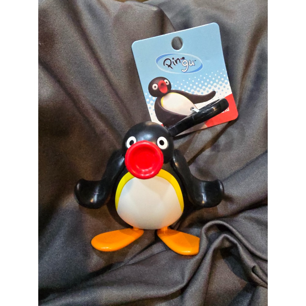 PINGU 企鵝家族 可動鑰匙圈 立體造型-細節圖2