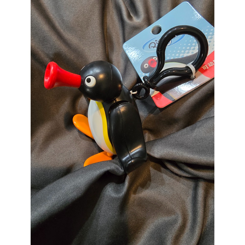 PINGU 企鵝家族 可動鑰匙圈 立體造型-細節圖3